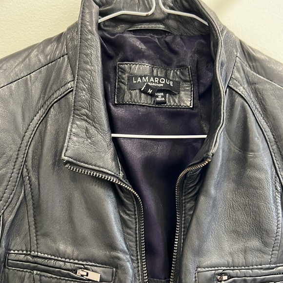 Real leather Lamarque jacket - Picture 2 of 5